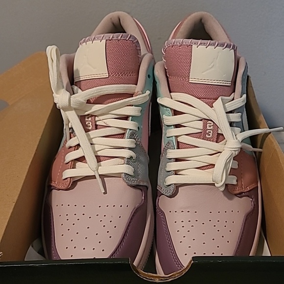 Air Jordan 1 Low SE Easter Pastel Mens 9.5 Athletic Basketball Sneakers Nike main image 8